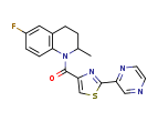 (6-Fluoro-2-methyl-3,4-dihydroquinolin-1(2H)-yl)(2-(pyrazin-2-yl)thiazol-4-yl)methanone