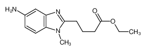 5-氨基-1-甲基-1H-苯并咪唑-2-丁酸乙酯