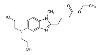 5-[双(2-羟乙基)氨基]-1-甲基-1H-苯并咪唑-2-丁酸乙酯