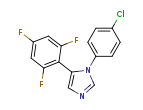 1-(4-chlorophenyl)-5-(2,4,6-trifluorophenyl)-1H-imidazole