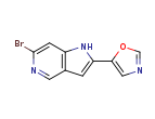 5-(6-bromo-1H-pyrrolo[3,2-c]pyridin-2-yl)oxazole