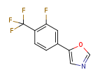 5-(3-fluoro-4-trifluoromethylphenyl)oxazole