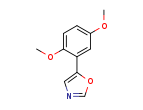 5-(2,5-dimethoxyphenyl)oxazole