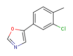 5-(3-Chloro-4-methylphenyl)oxazole