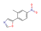 5-(2-methyl-4-nitrophenyl)oxazole