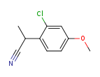 2-(2-chloro-4-methoxyphenyl)propionitrile